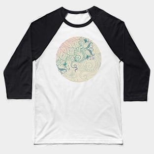 Mandala Canvas2 Baseball T-Shirt